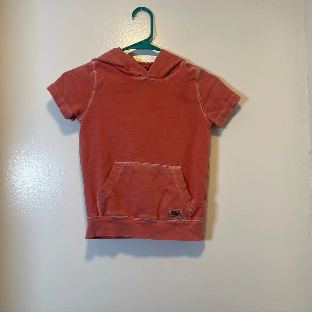 OshKosh B'Gosh short sleeve hoodie kids size 6
